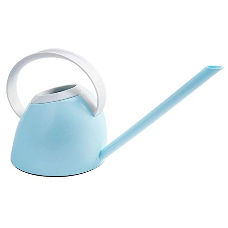 Indoor Outdoor Plant Watering Can, High-Grade Plastic Watering Can, Lovely Indoor Outdoor Pour Store Watering Can With Long Spout, Watering Bottle, 1.2L Watering Pot for Garden, Plant, Flower (Blue)