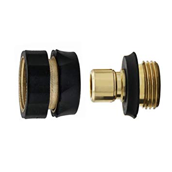 Maggift Brass Hose Quick Connector,Male & Female Connector Set