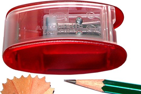 Kum AS2, Two Hole Automatic Long Point Pencil Sharpener, Mfg Part Number 1053021 ( extra lids not included )
