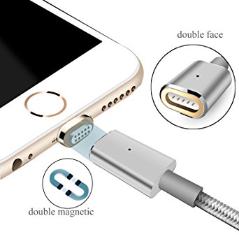 Lightning to USB Magnetic Cable For Iphone 7 7plus.Update Mgnetic Data Line And Charging Indicator Light,Lightning to USB Charger For iphone7 7plus 6 6s 6plus 5 5s