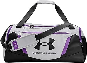 Under Armour Unisex-Adult Undeniable 5.0 Duffle, (014) Halo Gray/Provence Purple/Castlerock, Medium