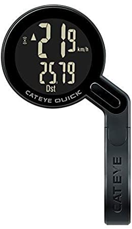 Cat Eye Computer Quick Pedometer Cycling Unisex Adult, Black (Black) One Size