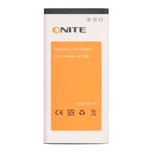 Onite Rechargeable Li-ion Battery for Nokia Lumia 630 638 635 636, BL-5H