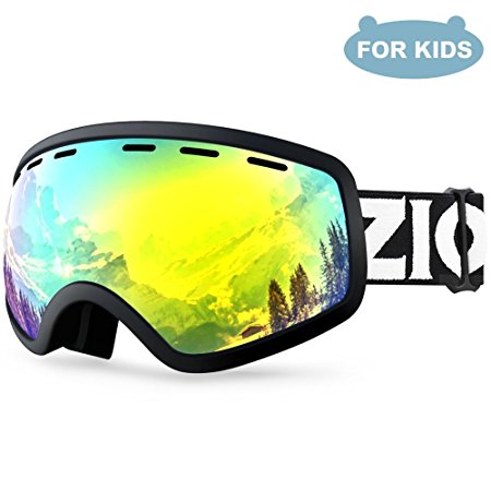 ZIONOR Lagopus Ski Snowboard Goggles UV Protection Anti-fog Snow Goggles for Men Women Youth