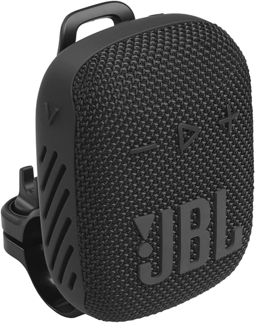 JBL Wind 3 S - Slim Handlebar Bluetooth Speaker, Black