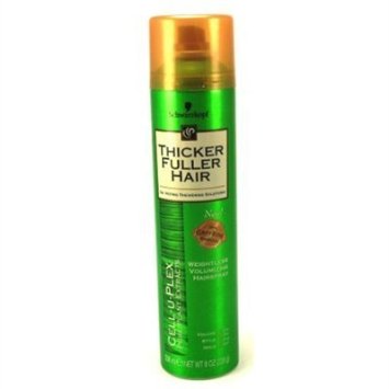 Thicker Fuller Hair Weightless Volumizing Hairspray 8oz Cell-U-Plex (3 Pack)