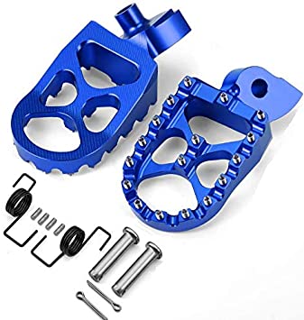 Foot Pegs Rest Pedal Fits Yamaha YZ125 1997-2017 YZ250 1998-2020 YZ85 2002-2019 YZ250F 2001-2019 YZ450F Foot Rest