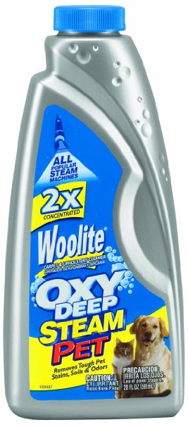 Woolite 2X Oxy Deep Steam Pet, 20 ounces, 65Y7