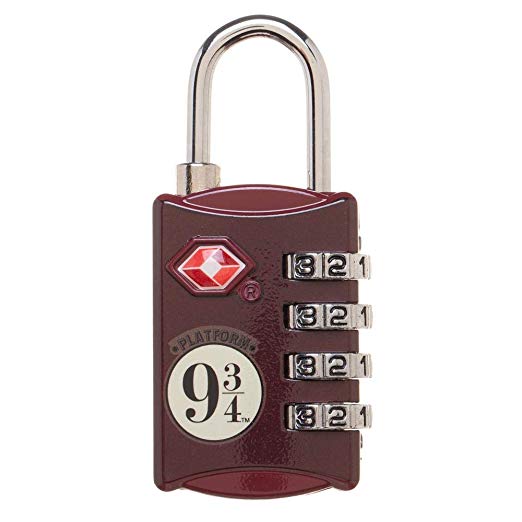 Bioworld - Harry Potter - Platform 9 3/4 Luggage Lock - 4 Tumbler Combination w/ Key