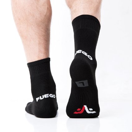 Fuego Colloidal Silver Low Cut Athletic Socks - Pro - Sports Technology Meets Everyday Performance For Men and Women