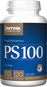 Jarrow Formulas Phosphatidylserine PS 100 for Healthy Cognitive Function, 100 Mg Soft Gels, 120 Count