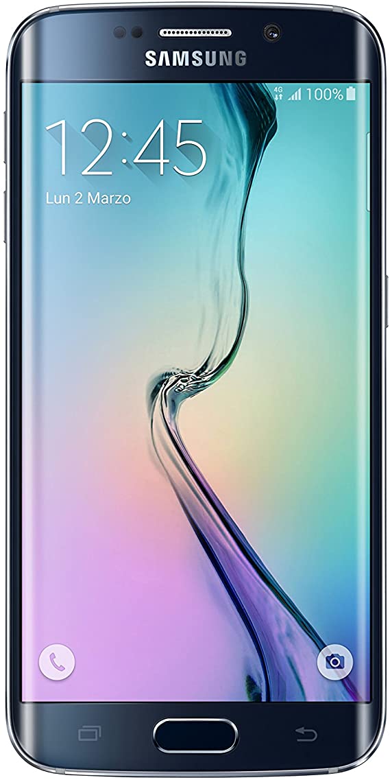 Samsung G925 Galaxy S6 edge Smartphone, 32 GB, Nero [Italia]