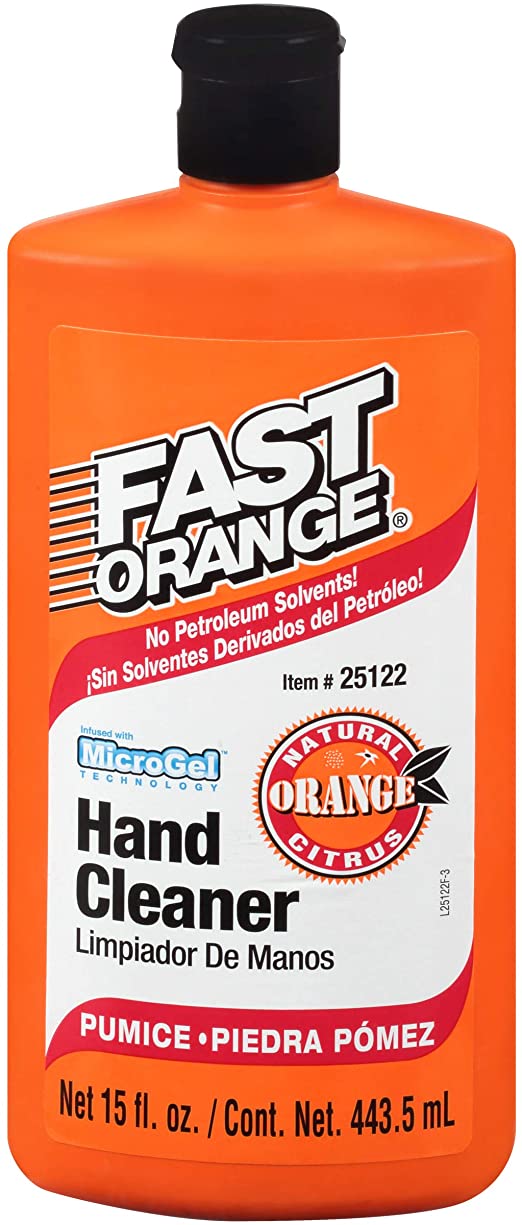 Permatex 25122 Fast Orange Pumice Lotion Hand Cleaner - 15 fl. oz., Single