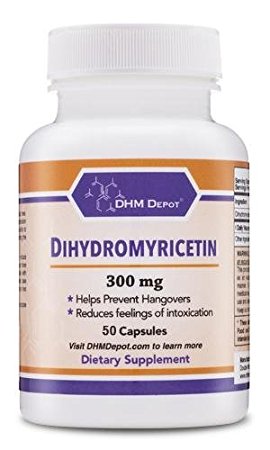 Dihydromyricetin (DHM) 50 Capsules, 300mg (Third Party Tested) Made in the USA by Double Wood Supplements (DHM Depot)