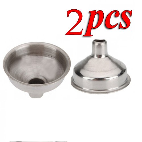 2PCS 8mm Stainless Steel Funnel for All Kinds of Hip Flasks Wine Pot Filler