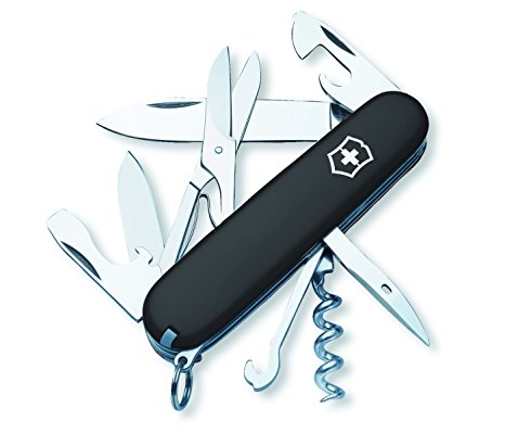 Victorinox Swiss Army Climber Pocket Knife (Black)