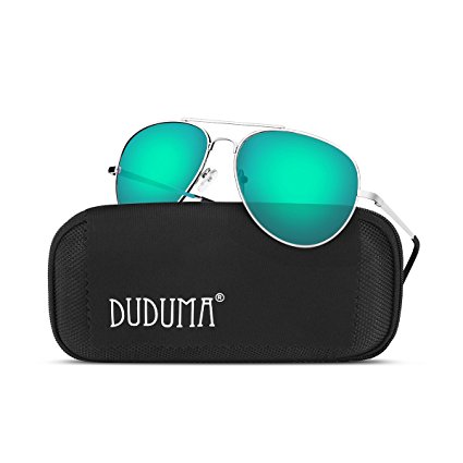 Duduma Premium Classic Aviator Sunglasses with Metal Frame Uv400 Protection