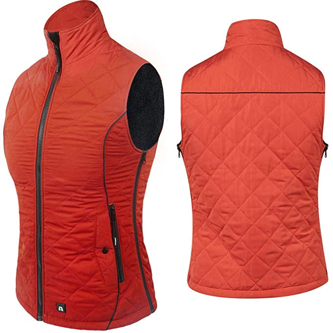 ARRIS Heated Vest for Women, Size Adjustable 7.4V Battery Electric Warm Clothing for Hiking Camping Skiing