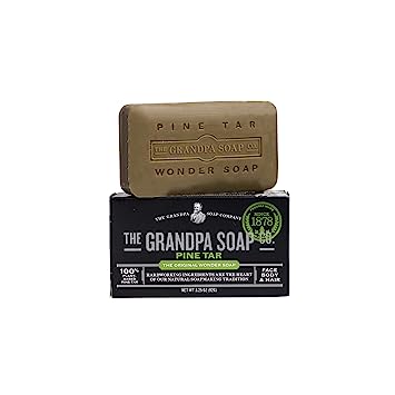 The Grandpa Soap Company Pine Tar Soap, 100G