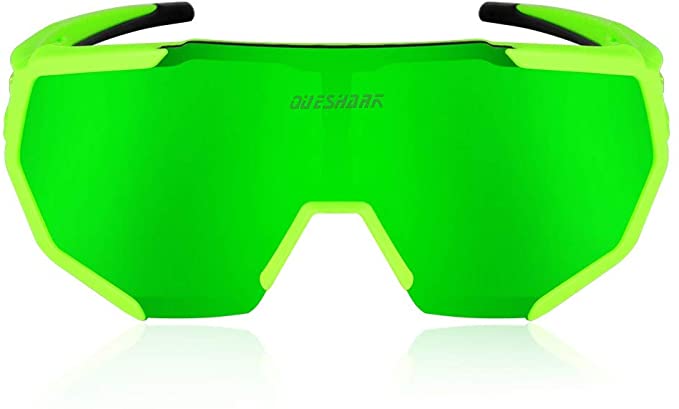 Queshark Cycling Glasses Polarized Sports Sunglasses 