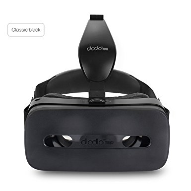 Dlodlo Glass H1 3D Virtual Reality VR Headset with Built-in 9 Axis Sensor and Head Tracking System (Black)