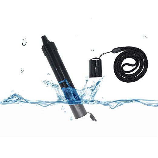 Personal Water Filter, Water Purifier Straw, Removes 99.99% Bacteria, Portable Water Purification kit for Traveling, Camping, Hiking, Backpacking, Prepping, Survivor and Emergency by Luxsego