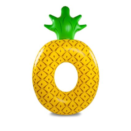 Phixneon Giant Inflatable Pineapple Pool Floats Swimming Pool Loungers Pool Toy For Kids Adults