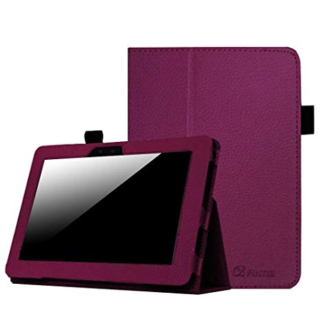 Fintie Folio Case for Kindle Fire HD 7" (2012 Old Model) - Slim Fit Leather Cover with Auto Sleep/Wake Feature (will only fit Amazon Kindle Fire HD 7, Previous Generation - 2nd), Purple