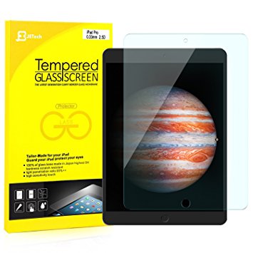 iPad Pro Screen Protector, JETech Premium Tempered Glass Screen Protector Film for new Apple iPad Pro 12.9" - 0902