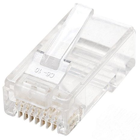 Intellinet Cat6 RJ45 UTP Standard Modular Plugs, 100 Pack (502344)