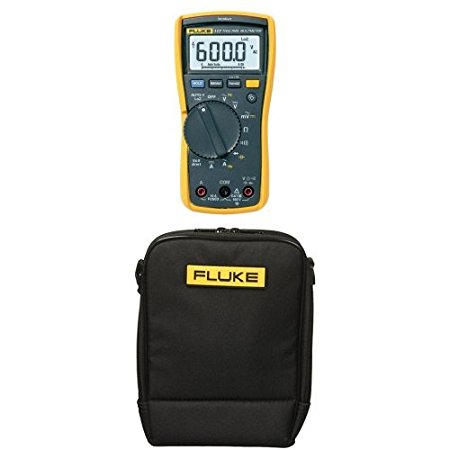 Fluke 117 Electricians True RMS Multimeter with Polyester Soft Carrying Case