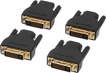 AmazonBasics HDMI to DVI-D Adapter - 4-Pack