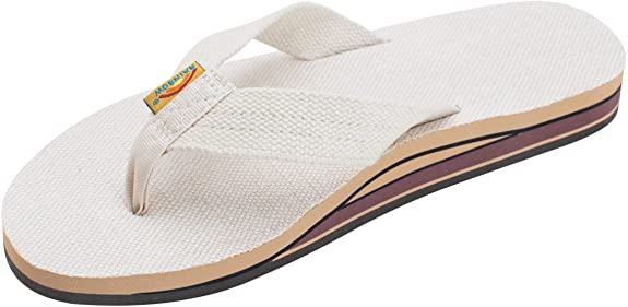 Rainbow Sandals Men's Double Layer Arch Hemp