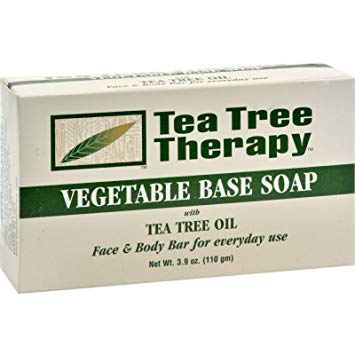 Tea Tree Therapy Vegetable Base Soap with Tea Tree Oil Natural Bar Soap 3.9oz