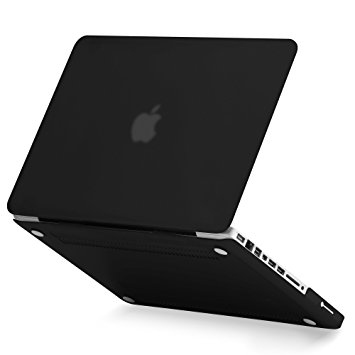 GMYLE Soft-Touch Matte Frosted Hard Case for Old MacBook Pro 13 inch with CD-ROM (Model: A1278) [2009-2014 Release] - Black