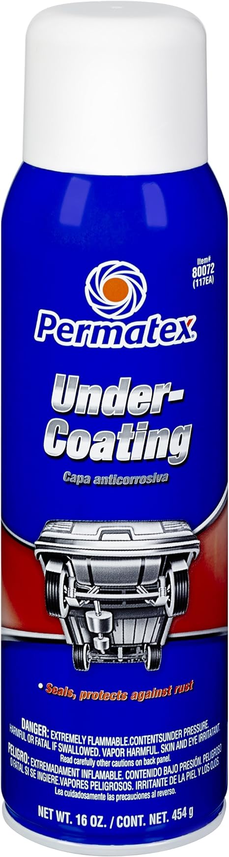 Permatex 80072 Undercoating, 16 oz. net Aerosol Can