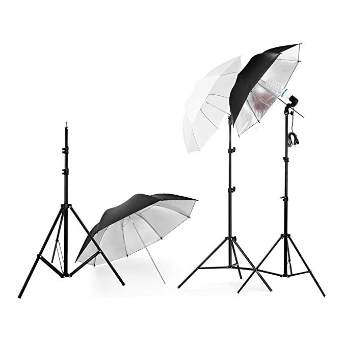 Lightdow Photography Photo Umbrella Lighting Kit For Portrait Studio Youtube Vlog Interview (Model Number: LD-TZ001)