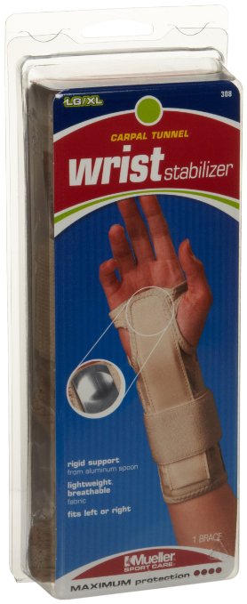 Mueller Wrist Stabilizer, Large/X-Large, Beige, 1-Count Package