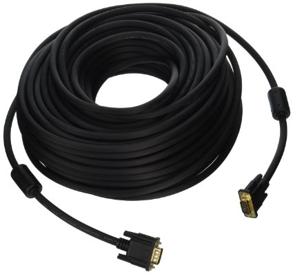Importer520 100 FT SVGA HD15 SUPER VGA Male to Male M/M MONITOR/LCD/PROJECTOR CABLE
