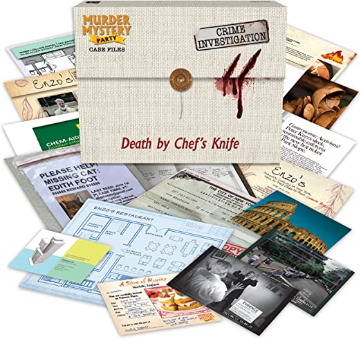 University Games Murder Mystery Case File A Chef's Knife, 33283