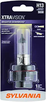 SYLVANIA - H13 XtraVision- High Performance Halogen Headlight Bulb, High Beam, Low Beam and Fog Replacement Bulb (Contains 1 Bulb)