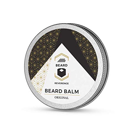 All-Natural Beard Balm - Unscented - Enhanced with Tea Tree & Argan & Jojoba Oils - Beard Butter to Shape, Style, Soften & Condition Beards and Mustaches
