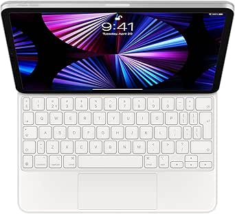 Apple Magic Keyboard für 11" iPad Pro (1., 2., 3. und 4. Generation und iPad Air (4. und 5. Generation) - Niederländisch - Weiß