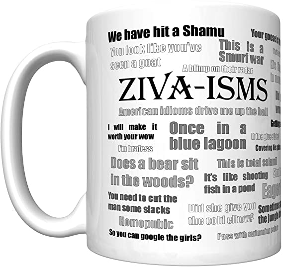 NCIS Ziva-isms Ziva David Quotes (Team Gibbs) Coffee Mug (Old Edition)