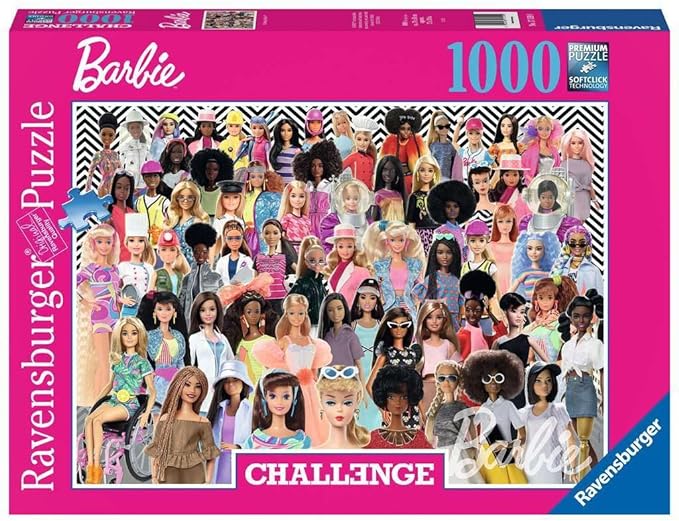 Ravensburger Puzzle Barbie Challenge 1000-Piece Puzzle for Adults and Children from 14 Years
