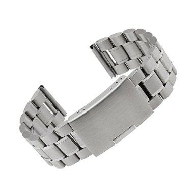 Huawei Watch Band Threemart Stainless Steel Watch Strap Bracelet for Huawei Smart Watch Silver