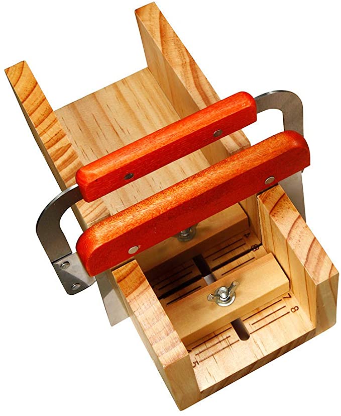 Soap Cutting Tool Set Adjustable Wooden Cutter Mold   2 Pcs Straight Wavy Stainless Steel Cutter Slicer