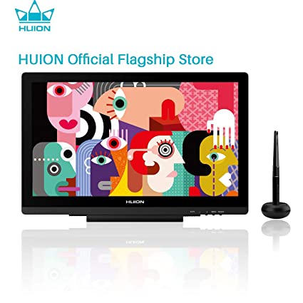 HUION Drawing Monitor GT-191 V2 Pen Display with HD Screen eco-Friendly Battery-Free Stylus 8192 Pen Pressure 19.5 Inch