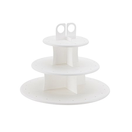 Sweet Creations Cupcake and Cake Pop 3-Tier Display Stand