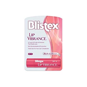 Blistex Lip Vibrance, Lip Protectant, SPF 15 0.13 oz (Pack of 3)